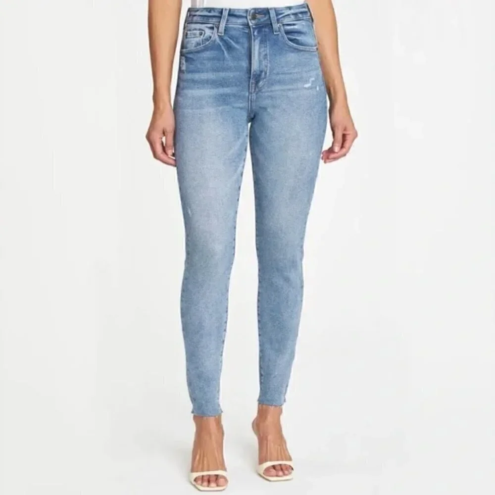 PISTOLA Arielle Skinny High Waist Scissor Cut Hem Jean Size 32